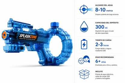 PISTOLA DE AGUA SPLASHZONE