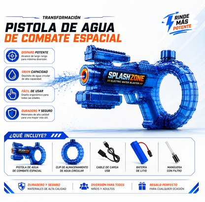 PISTOLA DE AGUA SPLASHZONE